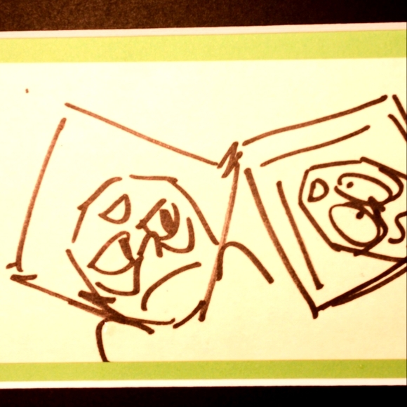 SU **REBECCA SUGAR** "Peridot! No 2" Marker Drawing - Picture 1 of 2